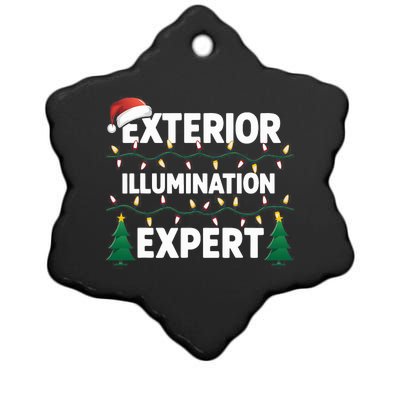 Exterior Illumination Expert Christmas Light Decorator Ceramic Star Ornament