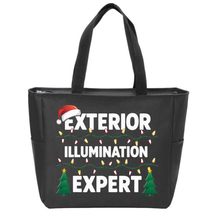 Exterior Illumination Expert Christmas Light Decorator Zip Tote Bag