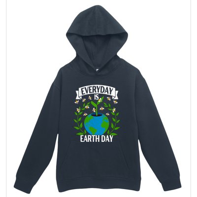 Everyday Is Earth Day Cool Gift Love Our Planet Cool Gift Vintage Style Gift Urban Pullover Hoodie