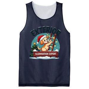 Exterior Illumination Expert Cute Puppy Dog Christmas Lights Mesh Reversible Basketball Jersey Tank