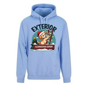 Exterior Illumination Expert Cute Puppy Dog Christmas Lights Unisex Surf Hoodie