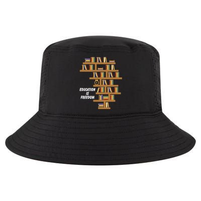 Education Is Freedom African American Black History Educator Cool Comfort Performance Bucket Hat