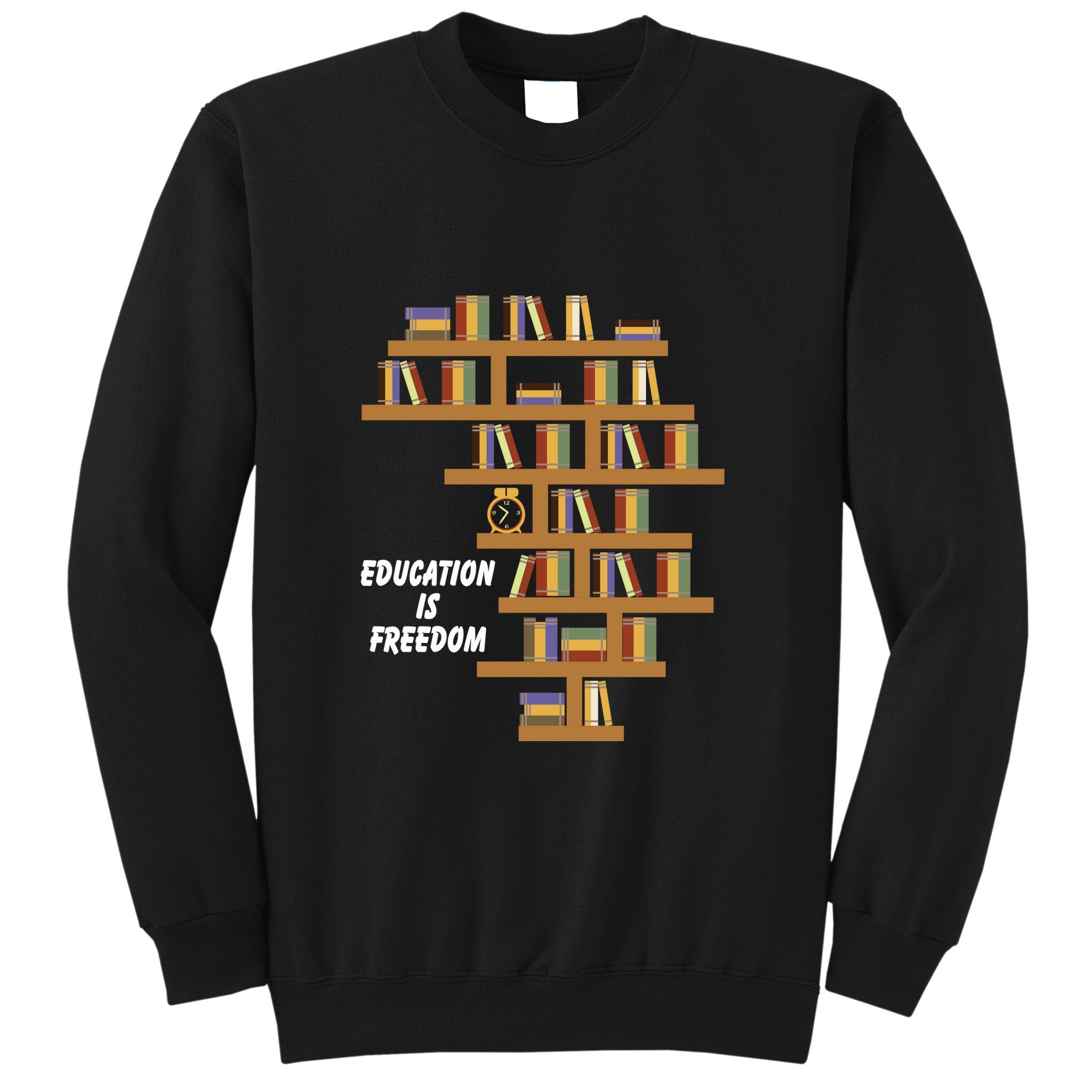 Education Is Freedom African American Black History Educator Sweatshirt