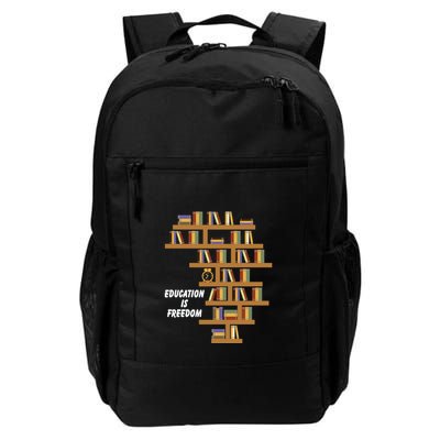 Education Is Freedom African American Black History Educator Backpack