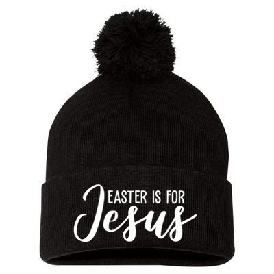 Easter Is For Jesus Cute Pom Pom 12in Knit Beanie