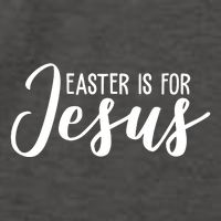 Easter Is For Jesus Cute Vector Backpack
