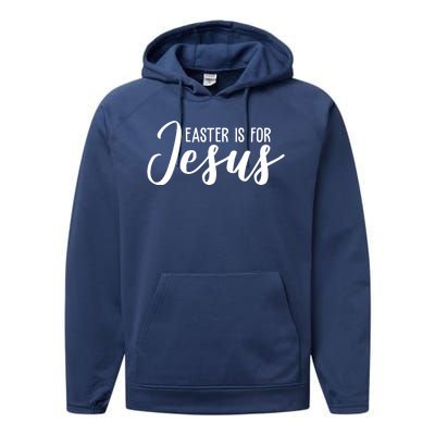 Easter Is For Jesus Cute Performance Fleece Hoodie