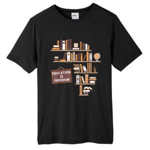 Education Is Freedom African American Black History Educato Tall Fusion ChromaSoft Performance T-Shirt