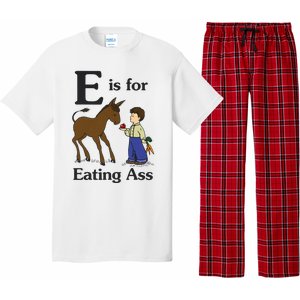 E Is For Eating Ass Funny Donkey Pajama Set