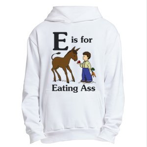 E Is For Eating Ass Funny Donkey Urban Pullover Hoodie