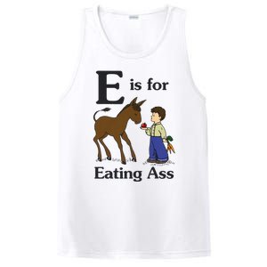 E Is For Eating Ass Funny Donkey PosiCharge Competitor Tank