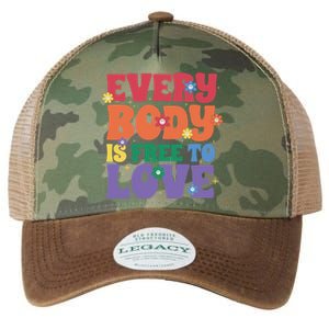 Everybody Is Free To Love Pride Month Gift Legacy Tie Dye Trucker Hat