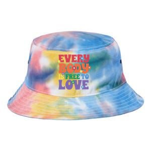 Everybody Is Free To Love Pride Month Gift Tie Dye Newport Bucket Hat