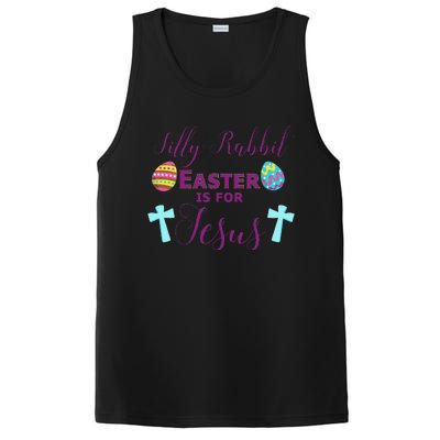 Easter Is For Jesus Cute Religous Cross Egg PosiCharge Competitor Tank