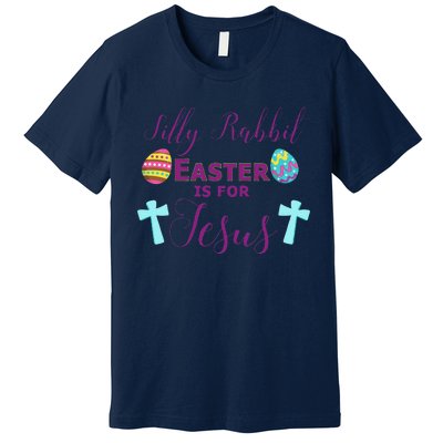 Easter Is For Jesus Cute Religous Cross Egg Premium T-Shirt