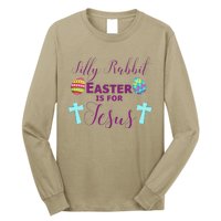 Easter Is For Jesus Cute Religous Cross Egg Long Sleeve Shirt