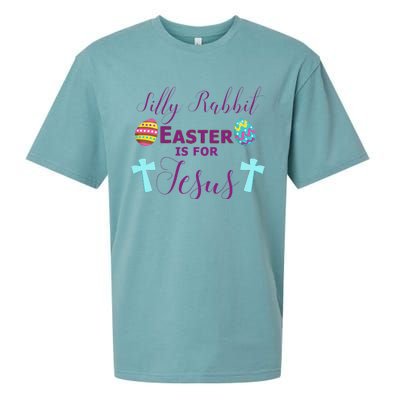 Easter Is For Jesus Cute Religous Cross Egg Sueded Cloud Jersey T-Shirt