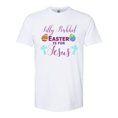 Easter Is For Jesus Cute Religous Cross Egg Softstyle CVC T-Shirt