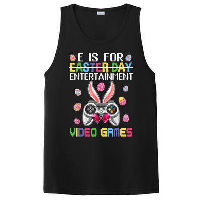 E Is For Entertainment Video Games Easter Day Gaming Lovers PosiCharge Competitor Tank