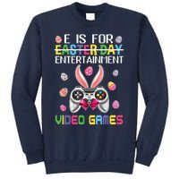 E Is For Entertainment Video Games Easter Day Gaming Lovers Sweatshirt