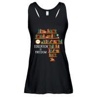 Education Is Freedom Book Reader Black History Month Pride Ladies Essential Flowy Tank