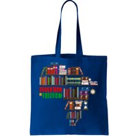 Education Is Freedom Book Reader Black History Month African Great Gift Tote Bag