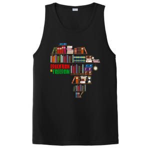 Education Is Freedom Book Reader Black History Month African Gift PosiCharge Competitor Tank