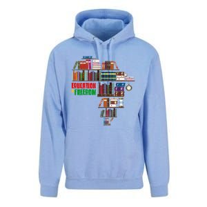 Education Is Freedom Book Reader Black History Month African Gift Unisex Surf Hoodie