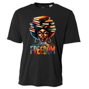 Education Is Freedom Black Teacher Books Black History Month Cooling Performance Crew T-Shirt