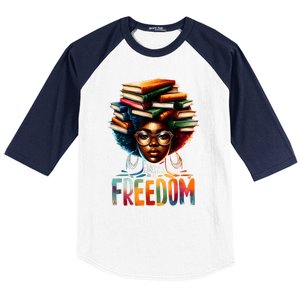 Education Is Freedom Black Teacher Books Black History Month Baseball Sleeve Shirt