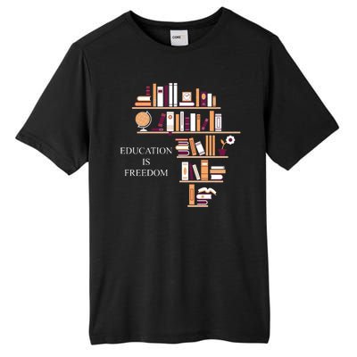 Education Is Freedom Tall Fusion ChromaSoft Performance T-Shirt