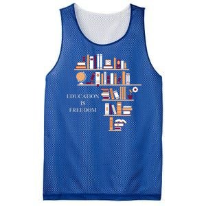 Education Is Freedom Mesh Reversible Basketball Jersey Tank