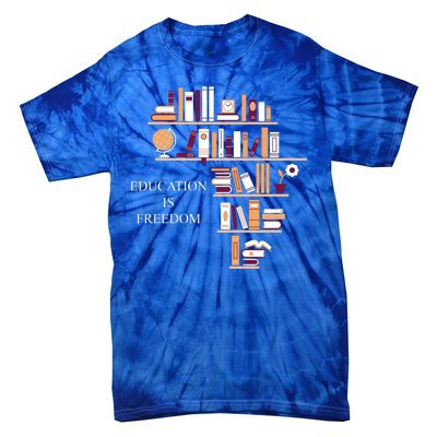 Education Is Freedom Tie-Dye T-Shirt