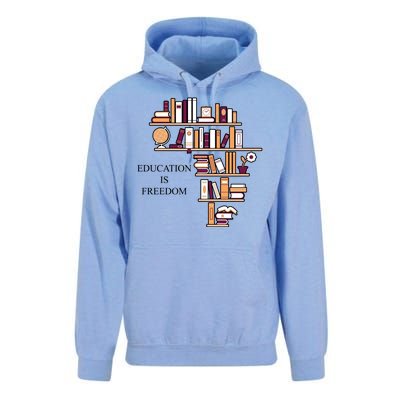 Education Is Freedom Unisex Surf Hoodie