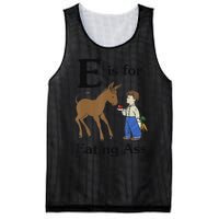 E is for Eating Ass funny farmer lover Mesh Reversible Basketball Jersey Tank