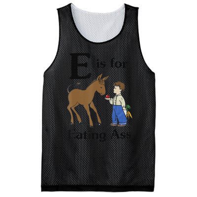 E is for Eating Ass funny farmer lover Mesh Reversible Basketball Jersey Tank