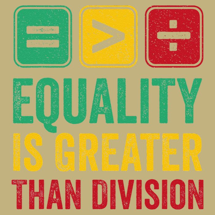 Equality Is Greater Than Division Math Black History Month Mousepad