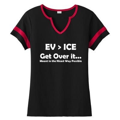 EV ICE Get Over It Ladies Halftime Notch Neck Tee