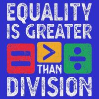 Equality Is Greater Than Division Math Mousepad