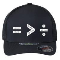 Equality Is Greater Than Division Symbols Flexfit Unipanel Trucker Cap