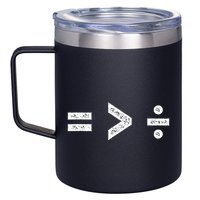 Equality Is Greater Than Division Symbols 12oz Stainless Steel Coffee Mug