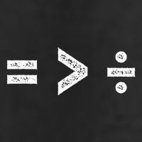 Equality Is Greater Than Division Symbols 25L Jumbo Tote