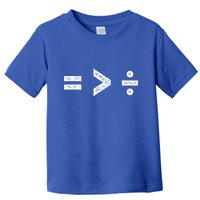 Equality Is Greater Than Division Symbols Toddler T-Shirt