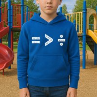 Equality Is Greater Than Division Symbols Kids Hoodie