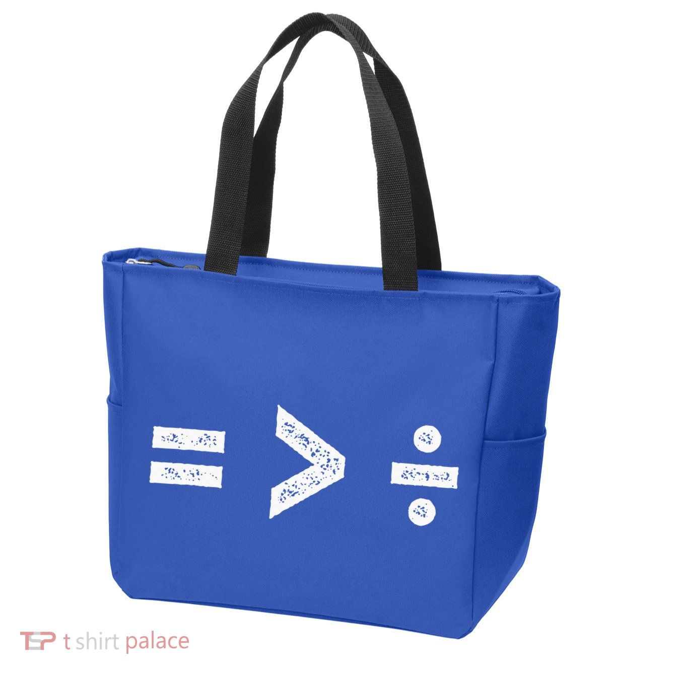 Equality Is Greater Than Division Symbols Zip Tote Bag