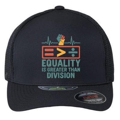 Equality is Greater Than Division Flexfit Unipanel Trucker Cap