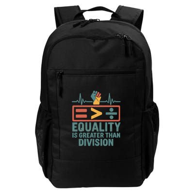 Equality is Greater Than Division Backpack