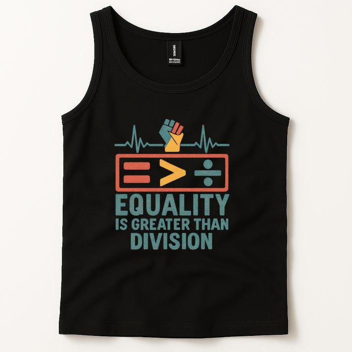 Equality is Greater Than Division Tank Top