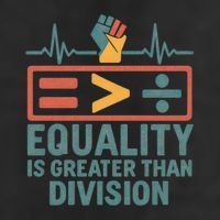 Equality is Greater Than Division Golf Towel