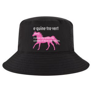 Equine Introvert Gift Funny Horse Lover Cool Comfort Performance Bucket Hat